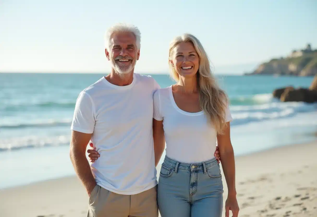 couple at beach